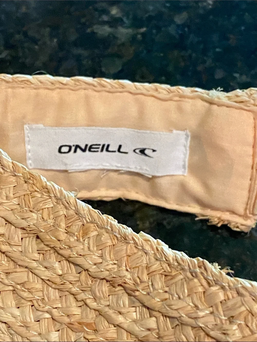O'Neill Woven Straw Visor - Natural